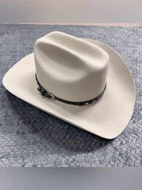 Resistol 4X Beaver Fur Felt Cowboy Hat Self-Conforming Made in Texas 7 1/2 60